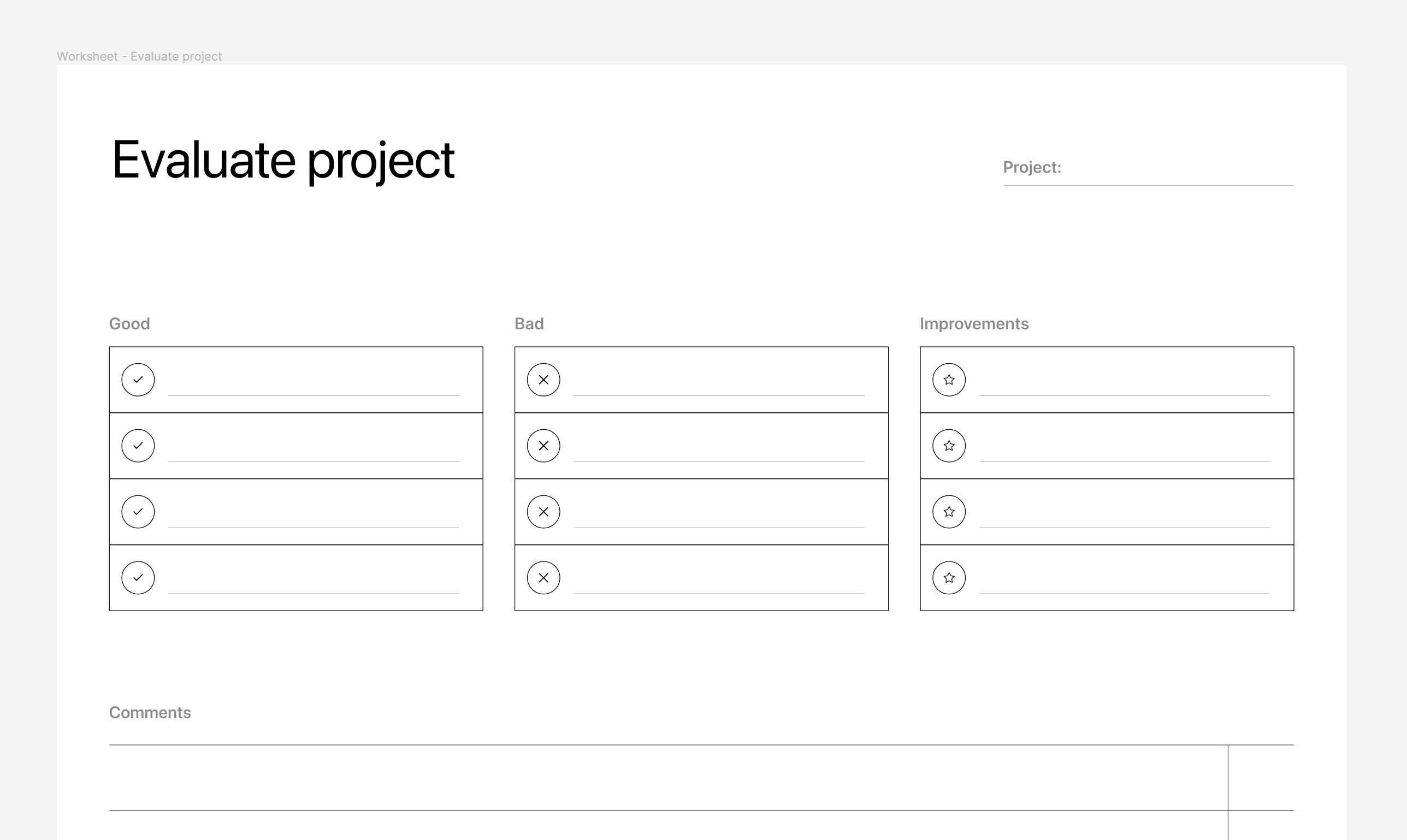 worksheet-evaluate-design-project